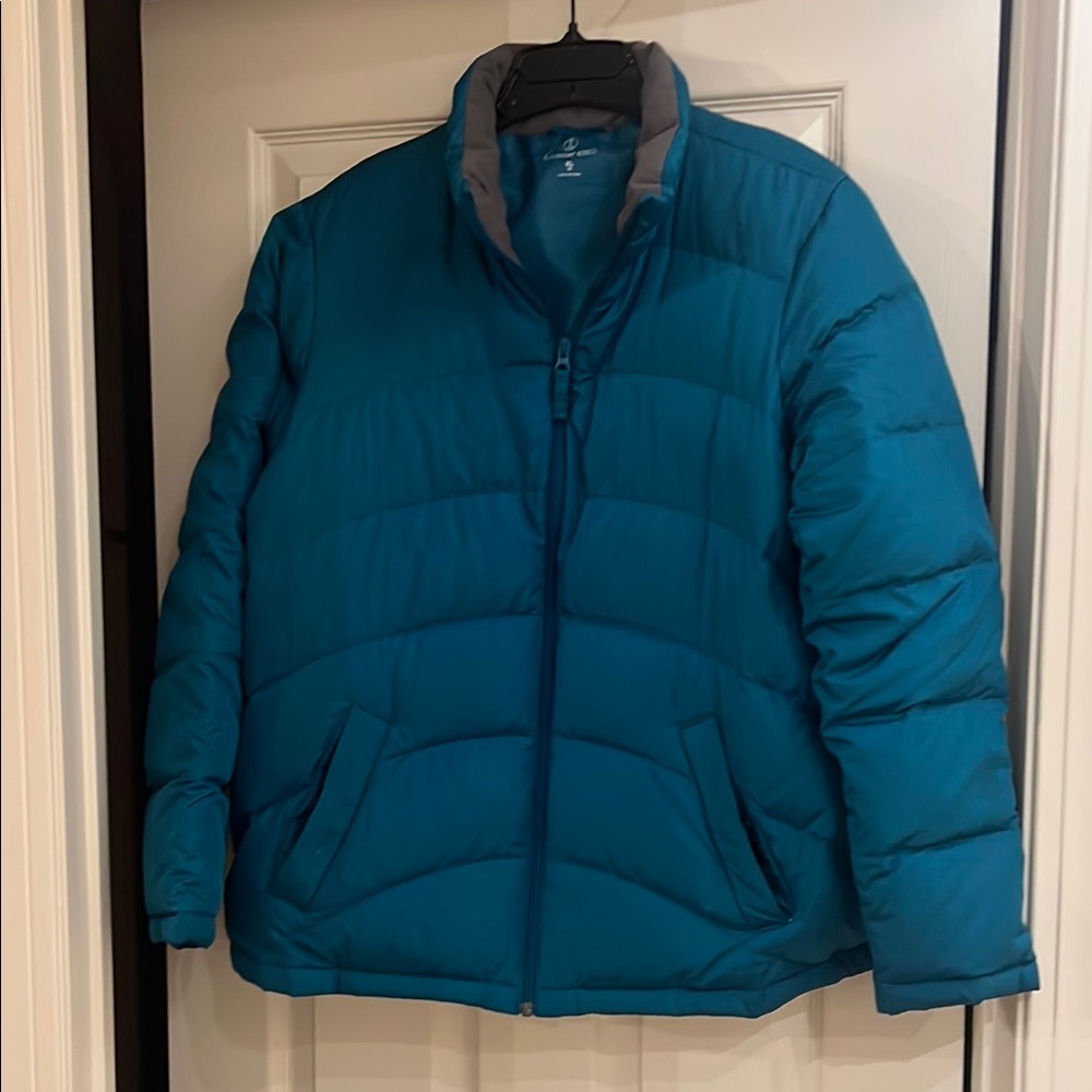Lands End Goose Down Coat🩵